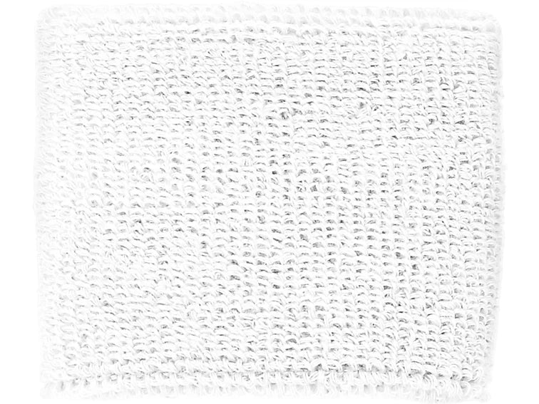 Asics Wristband 2-Pack Weiß