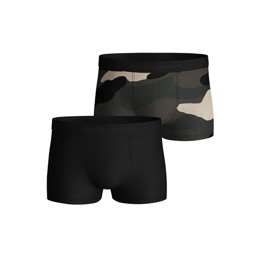 Björn Borg TENCEL Boxer 2-Pack Camo/Black